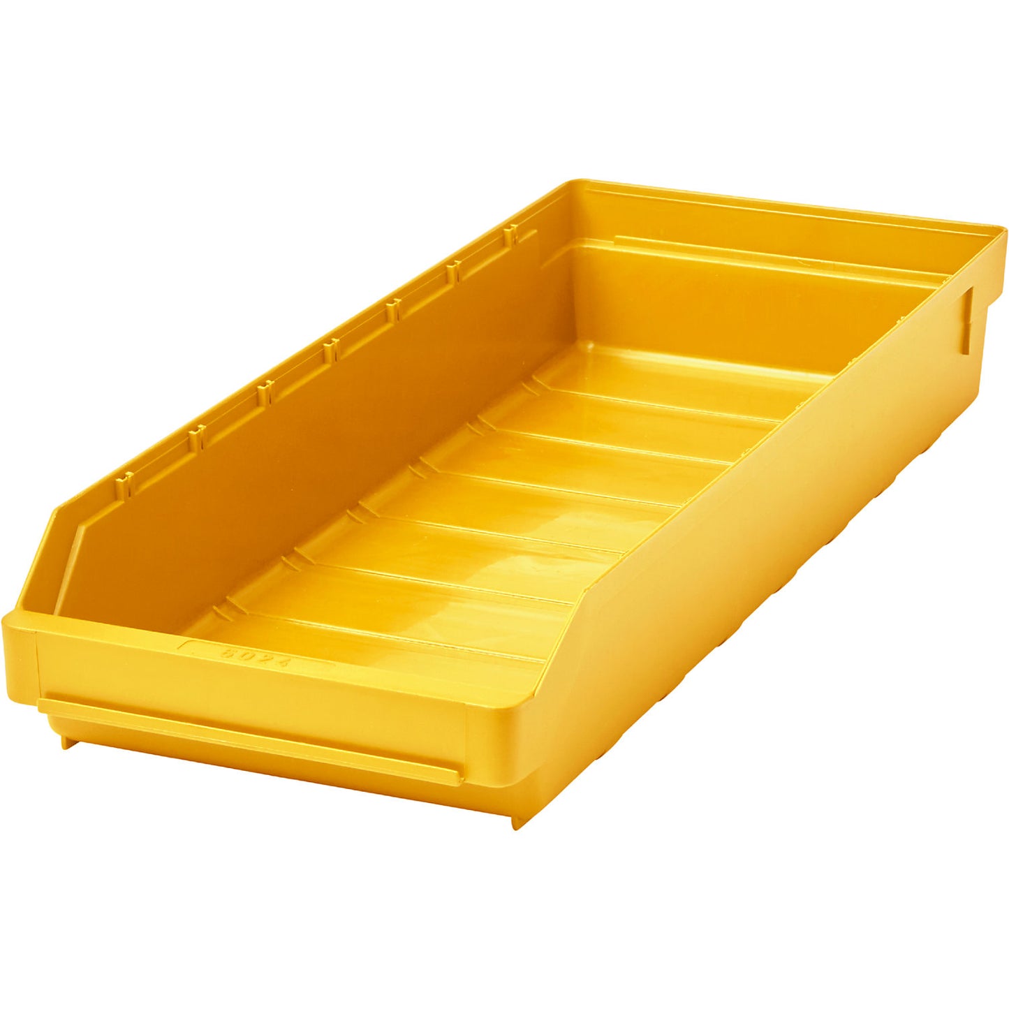 Shelf bin made of highly impact resistant polypropylene, yellow, LxWxH 600 x 240 x 95 mm, pack of 15.