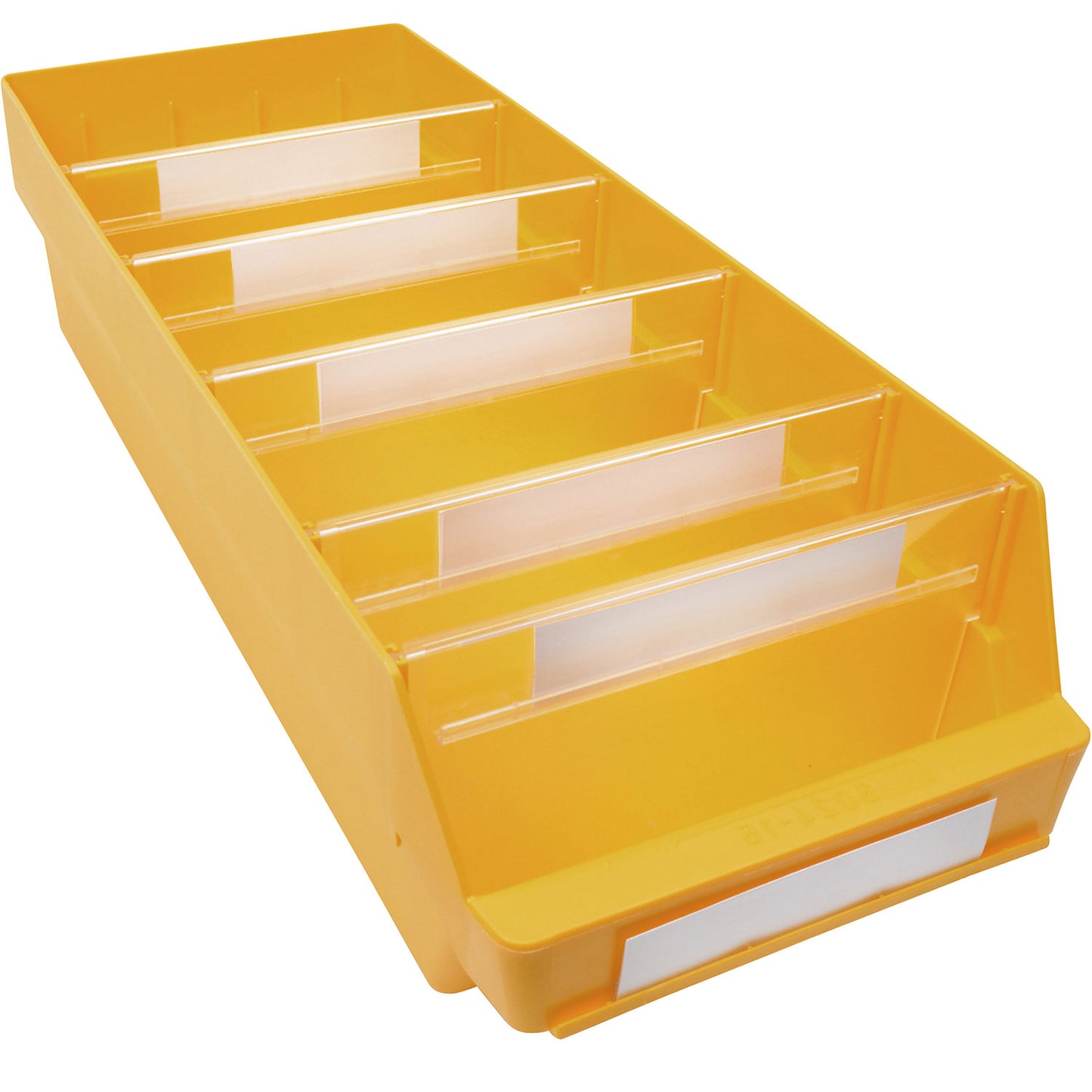 Shelf bin made of highly impact resistant polypropylene, yellow, LxWxH 600 x 240 x 150 mm, pack of 10.