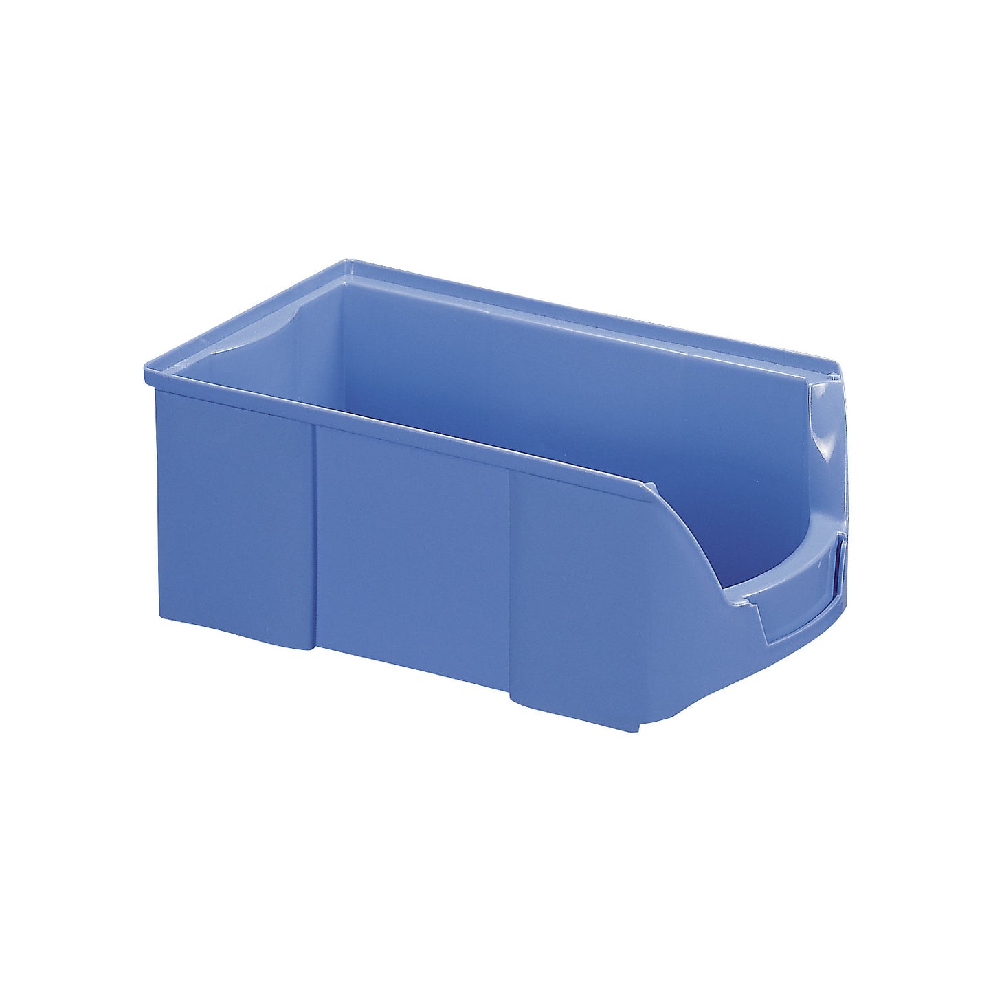 FUTURA open fronted storage bin made of polyethylene, LxWxH 360 x 208 x 147 mm, pack of 12, blue.