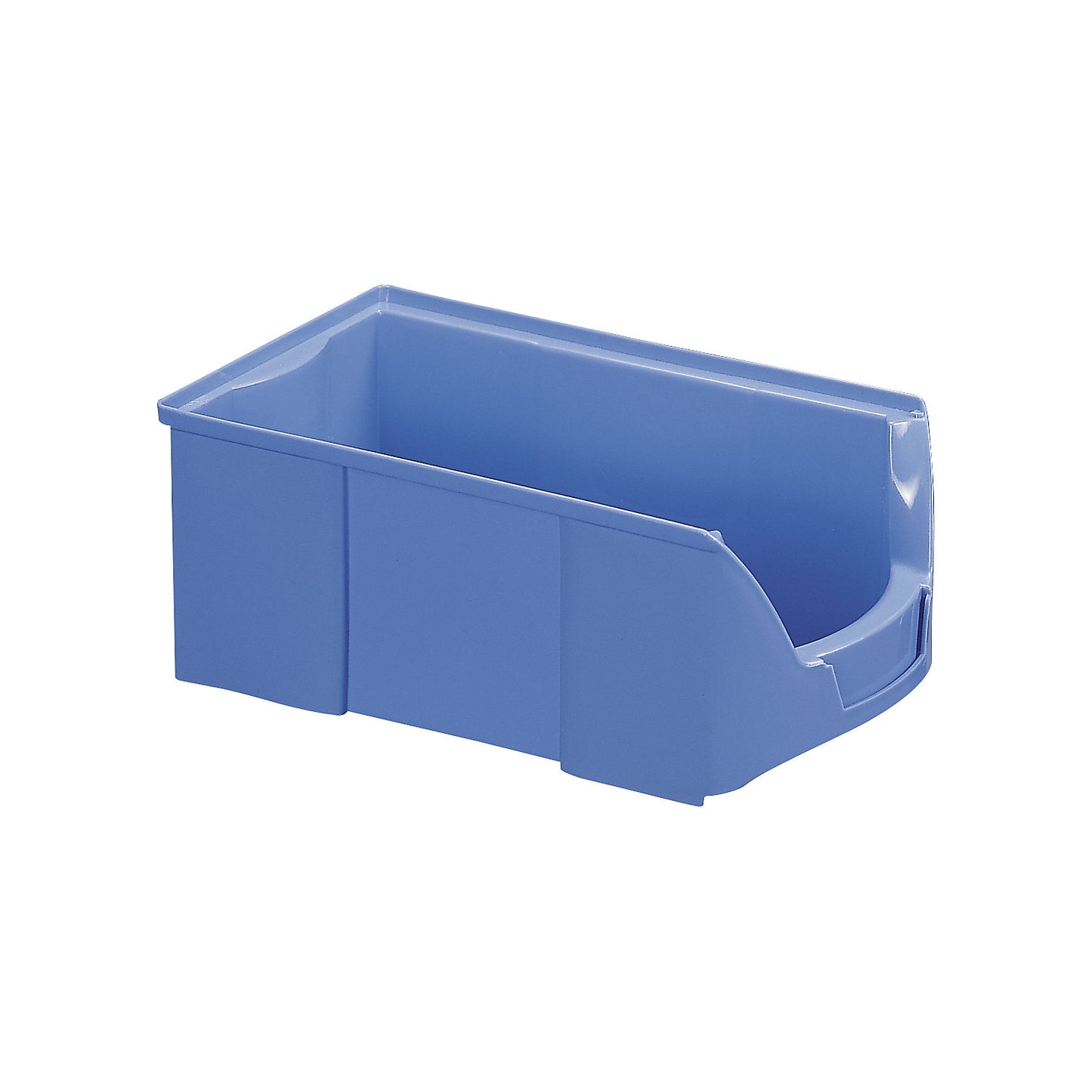 FUTURA open fronted storage bin made of polyethylene, LxWxH 510 x 310 x 201 mm, pack of 6, blue.