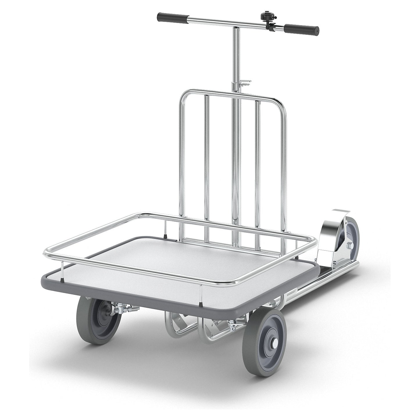 MODEL 86 company scooter, 3 wheels, with platform, bell and foot brake.