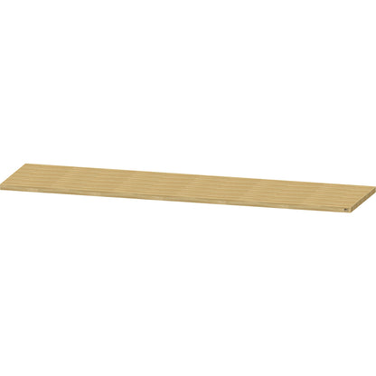 Worktop for workbench, solid copper beech worktop, width 2800 mm, thickness 50 mm.