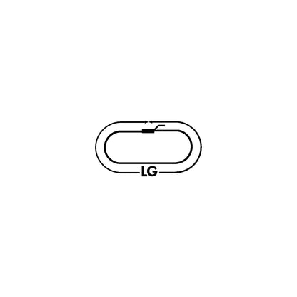 Cargo restraint strap, clamping lock, max. tensioning force 250 kg, pack of 10, length 5000 mm.