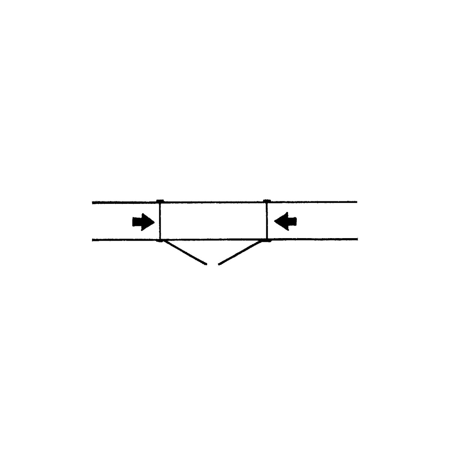 Intermediate wall, for height 2600 mm, depth 400 mm.
