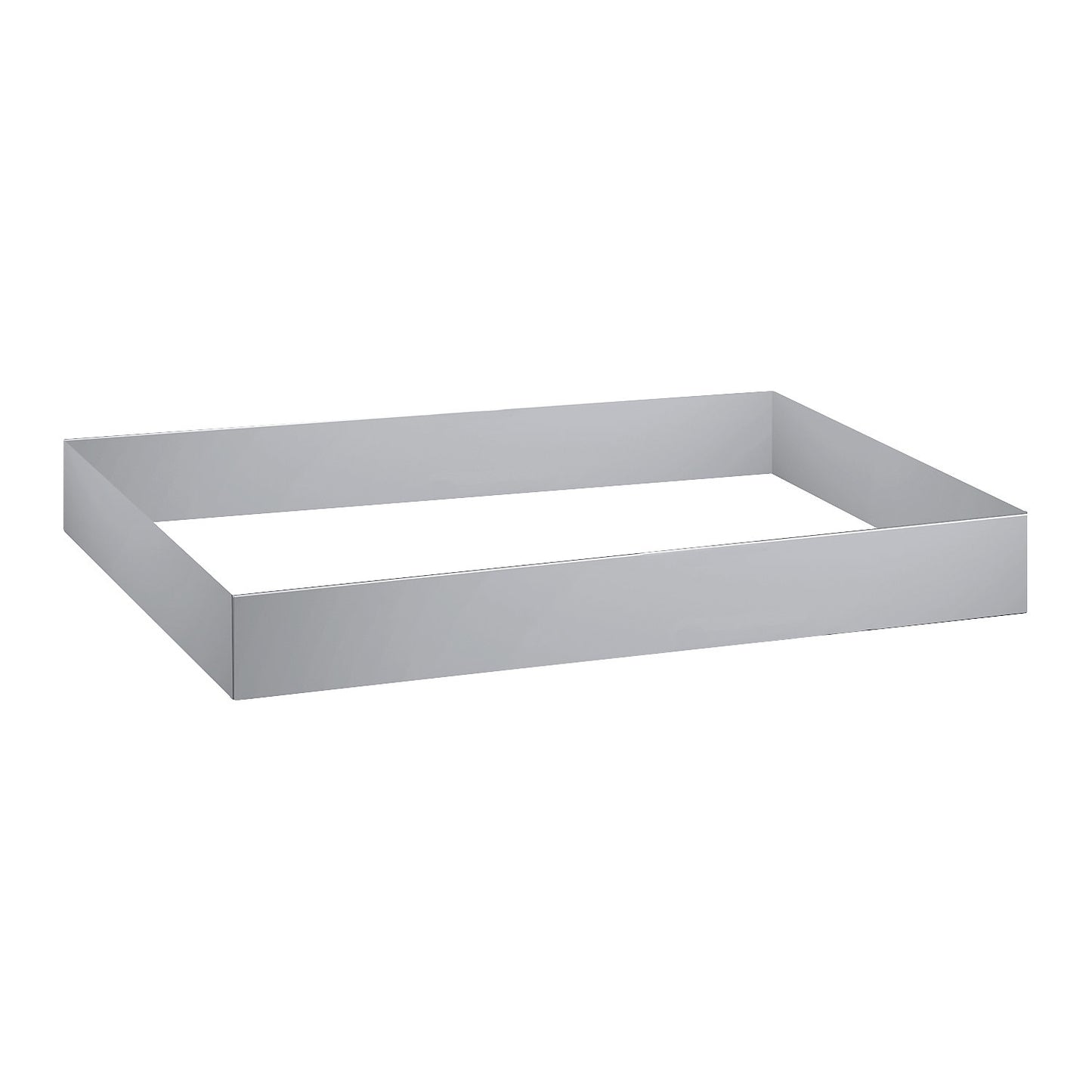 Plinth, height 100 mm, WxD 1350 x 945 mm, light grey.