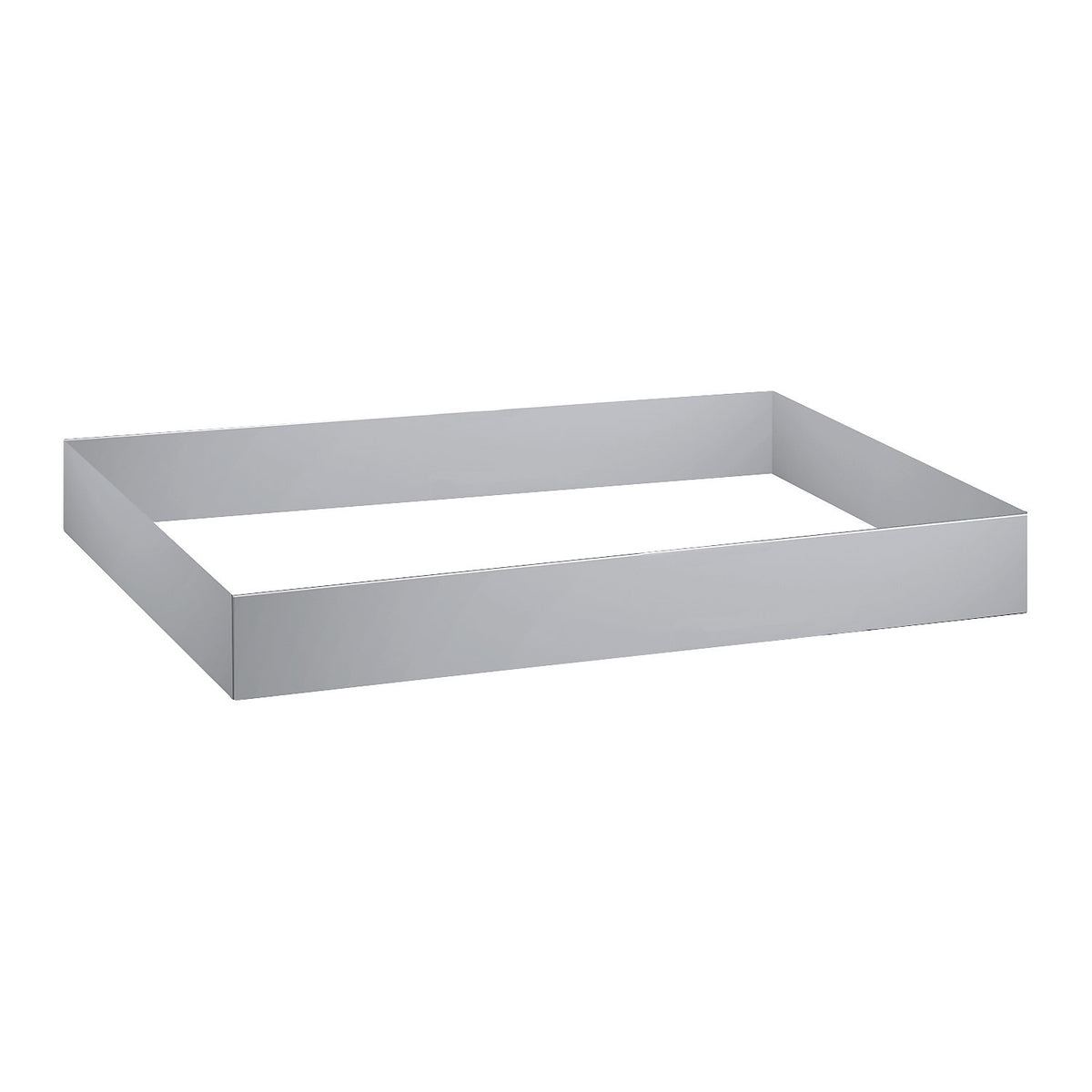 Plinth, height 100 mm, WxD 1350 x 945 mm, light grey.