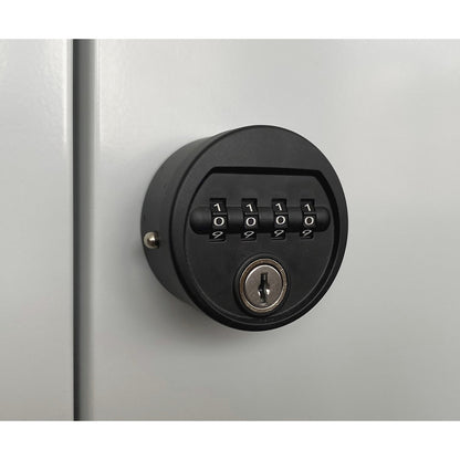 Combination lock, 10000 possible combinations, extra cost per lock.