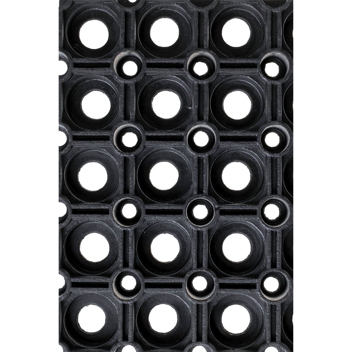 EAZYCARE SCRUB rubber ring matting, mat height 22 mm, LxW 600 x 400 mm, pack of 3.