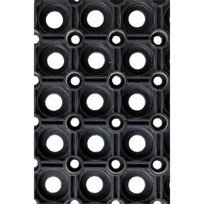 EAZYCARE SCRUB rubber ring matting, mat height 22 mm, LxW 600 x 400 mm, pack of 3.