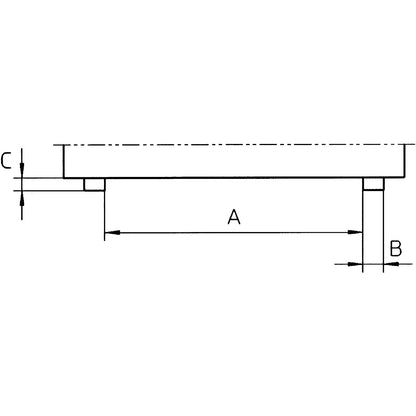 Tilting skip, narrow version, capacity 0.5 m³, max. load 2500 kg, yellow orange RAL 2000.