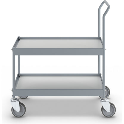 Table trolley, max. load 150 kg on 2 shelves, LxW 790 x 425 mm, 4 swivel castors.