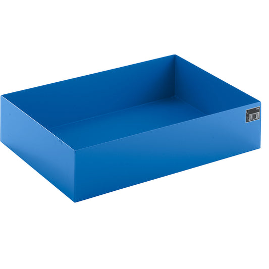 Pallet sump tray, LxWxH 1200 x 800 x 260 mm, blue RAL 5012.
