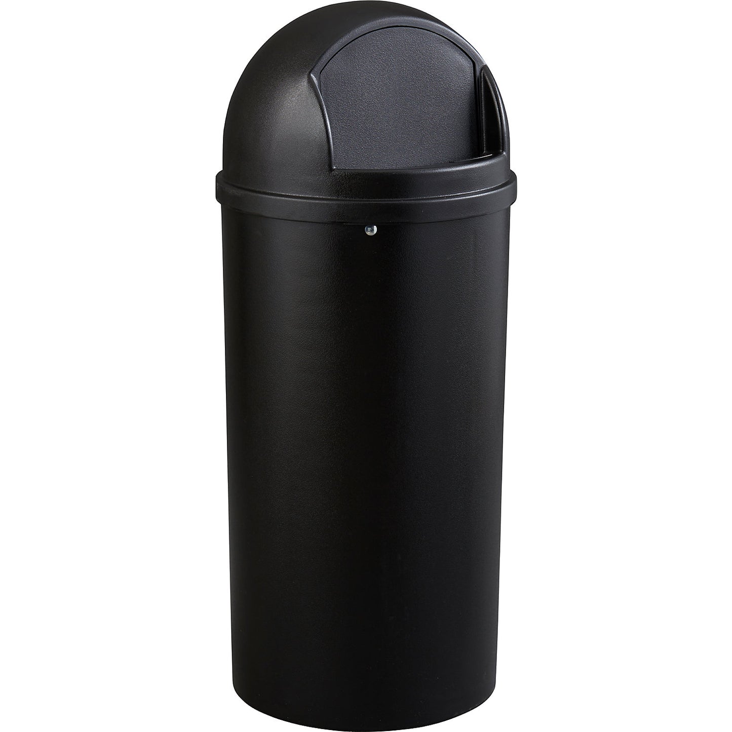 Waste collector (PE), fire preventing, capacity 57 l, HxØ 930 x 390 mm, black.