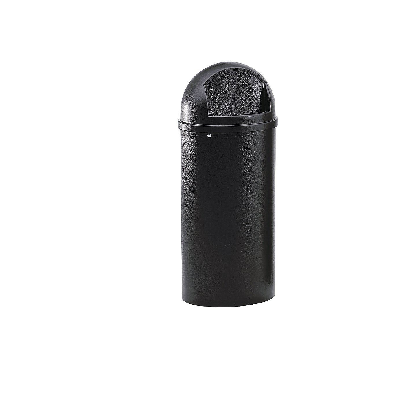 Waste collector (PE), fire preventing, capacity 80 l, HxØ 1070 x 455 mm, black.