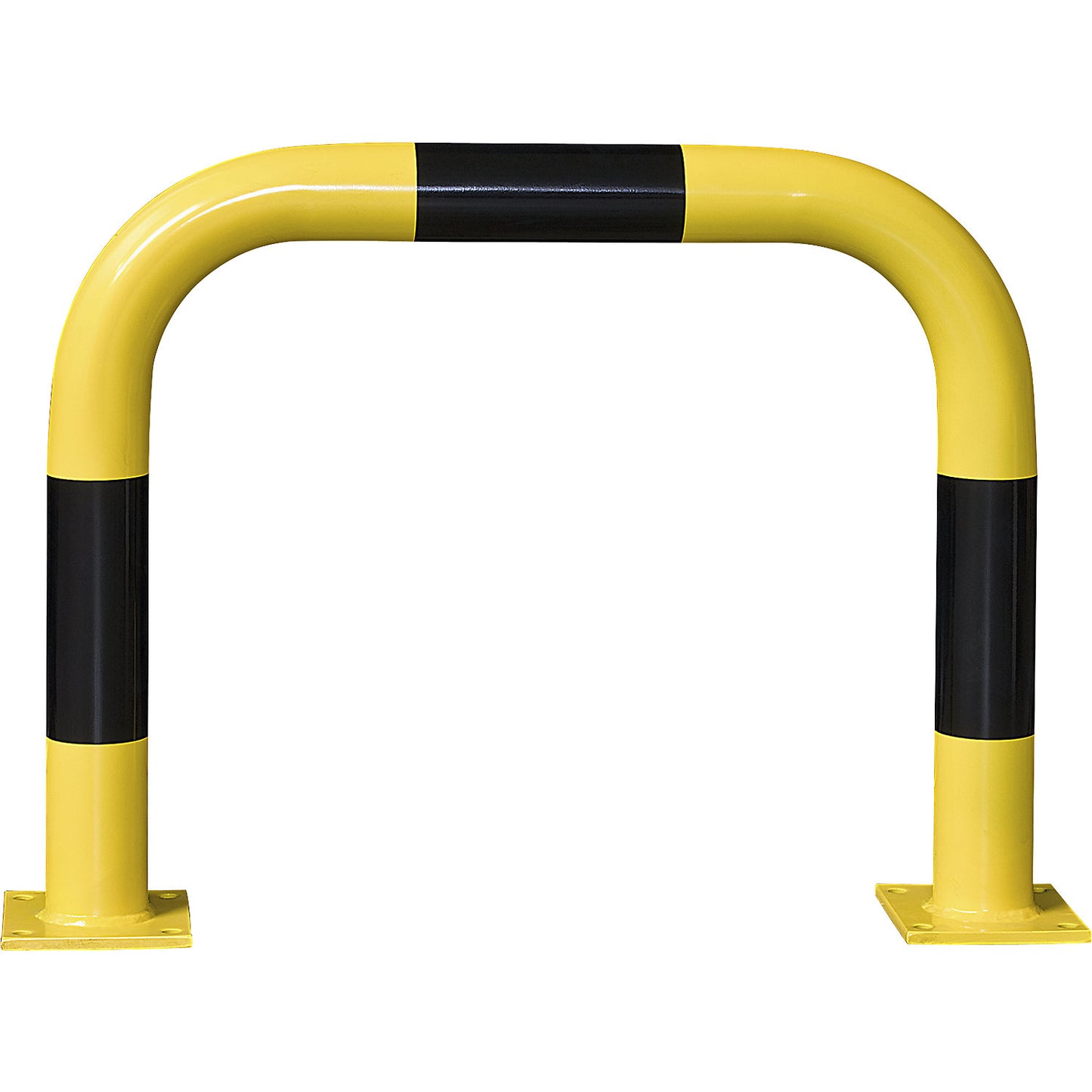 Crash protection bar, Ø 76 mm, for bolting in place, for indoor use, HxW 600 x 750 mm.