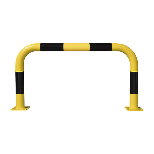Crash protection bar, Ø 76 mm, for bolting in place, for indoor use, HxW 600 x 1000 mm.