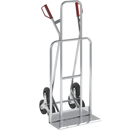 Aluminium stair climbing truck, footplate WxD 550 x 220 mm, max. load 150 kg.