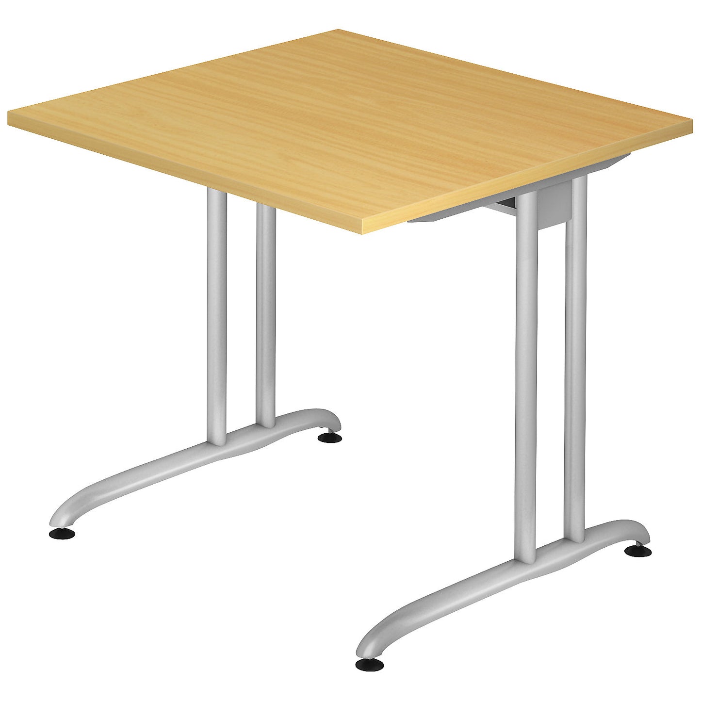 Desk, HxD 720 x 800 mm, width 800 mm, beech finish.