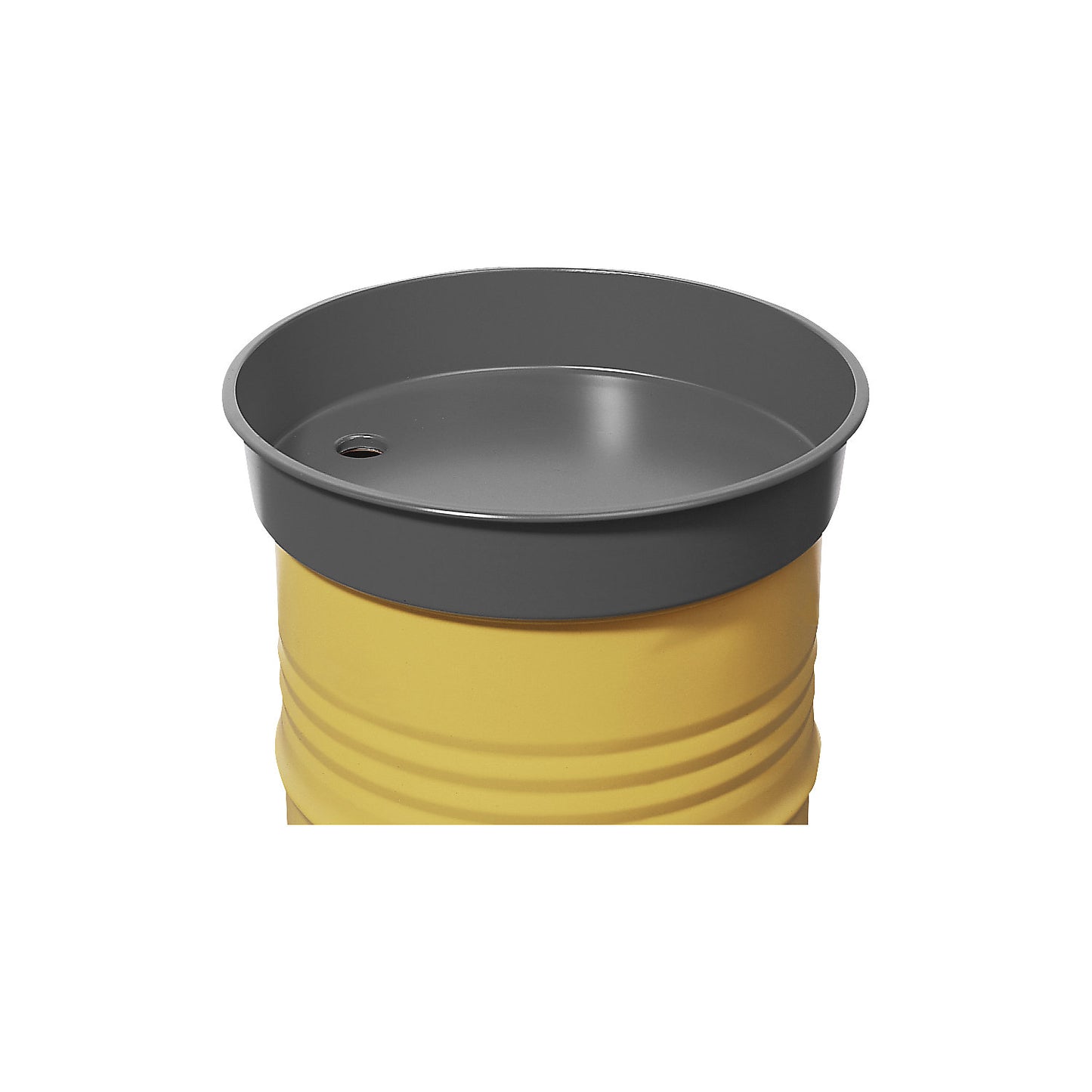 Drum funnel, Ø 650 mm, sheet steel.