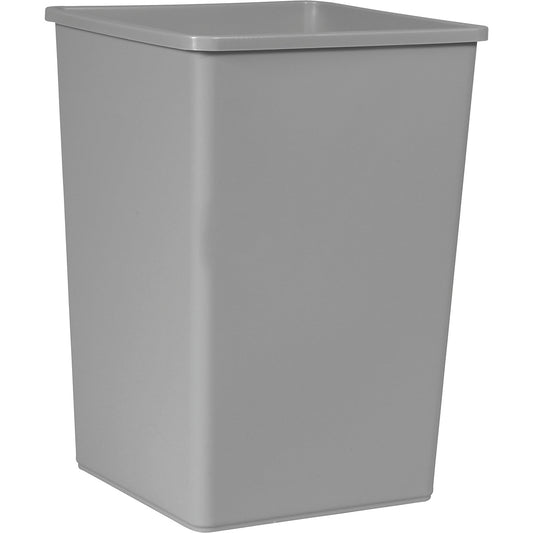 UNTOUCHABLE® recyclable waste container, capacity 132 l, square, grey.
