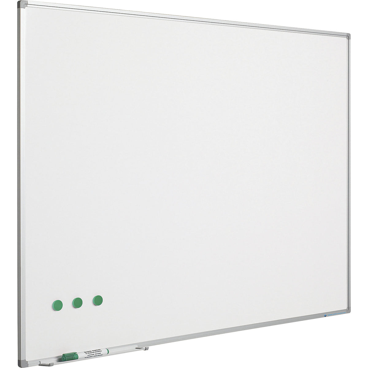 Economy whiteboard, sheet steel, painted, WxH 1500 x 1000 mm.