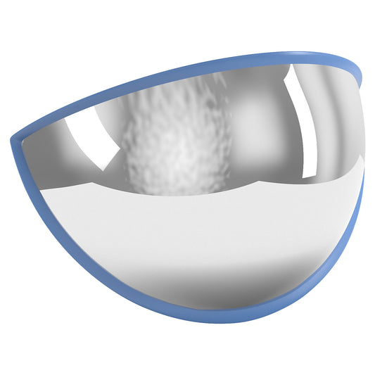 Wide angle mirror, for indoor and outdoor use, 180°, WxHxD 820 x 420 x 330 mm.