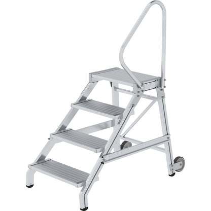 Heavy duty machine steps, MOBILE, max. load 300 kg, 4 steps.