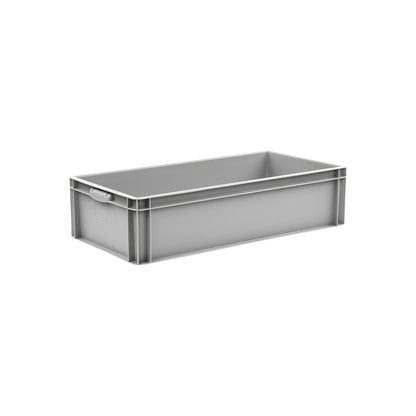 Euro stacking container, capacity 50 l, LxWxH 800 x 400 x 200 mm, PP, grey.