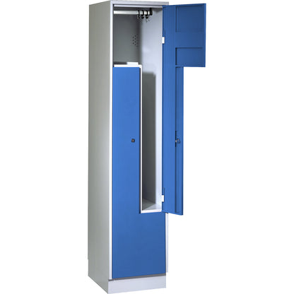 München Z locker, 1 compartment, W 400 mm, doors light blue.