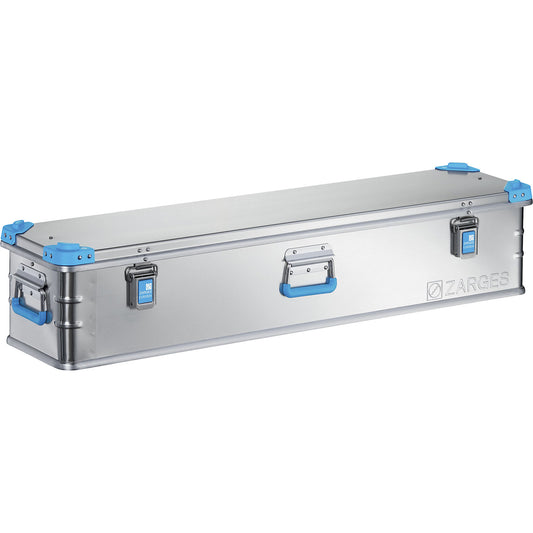 Aluminium universal box, capacity 63 l, external dims. LxWxH 1200 x 300 x 250 mm.