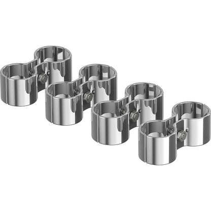 Post connection clip, for steel mesh shelf unit, pack of 4.