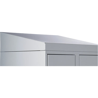 Sloping roof attachment, height 25 / 156 mm, width 300 mm, for 2 compartments.