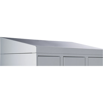Sloping roof attachment, height 25 / 156 mm, width 300 mm, for 3 compartments.