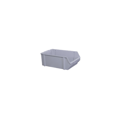 Open fronted storage bin made of polystyrene, length 500 mm, WxH 303 x 180 mm, pack of 5, grey.