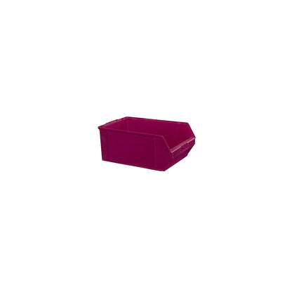 Open fronted storage bin made of polystyrene, length 500 mm, WxH 309 x 200 mm, pack of 4, red.