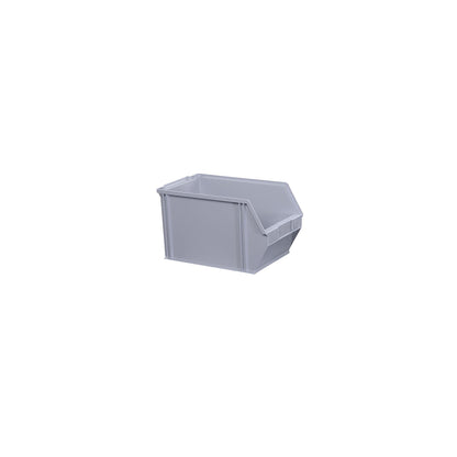 Open fronted storage bin made of polystyrene, length 350 mm, WxH 200 x 200 mm, pack of 12, green.