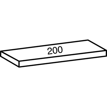 Boltless industrial and storage shelving unit, h 2280 mm, shelf width 800 mm, 6 shelves, depth 200 mm, extension shelf unit.