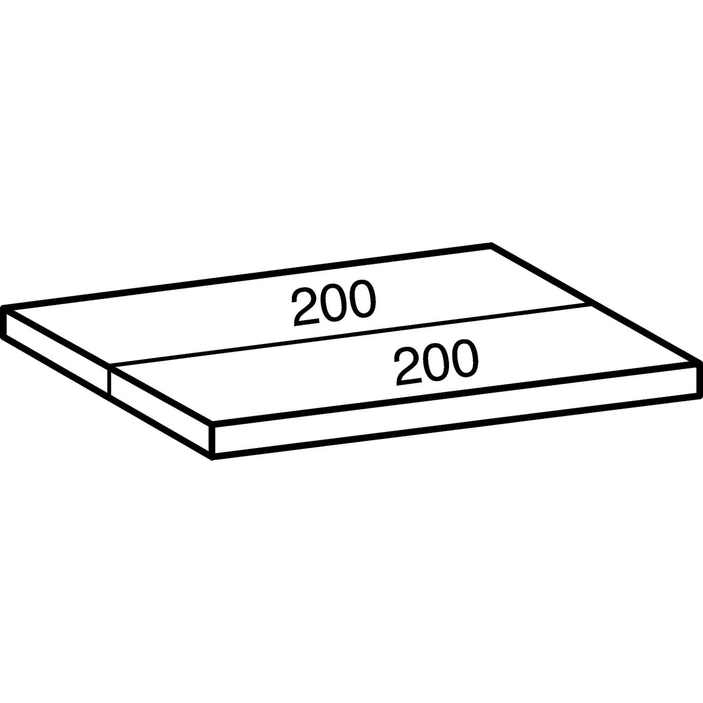 Boltless industrial and storage shelving unit, h 2280 mm, shelf width 1200 mm, 6 shelves, depth 400 mm, extension shelf unit.