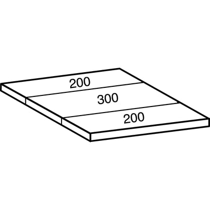 Boltless industrial and storage shelving unit, h 2280 mm, shelf width 1200 mm, 6 shelves, depth 700 mm, standard shelf unit.
