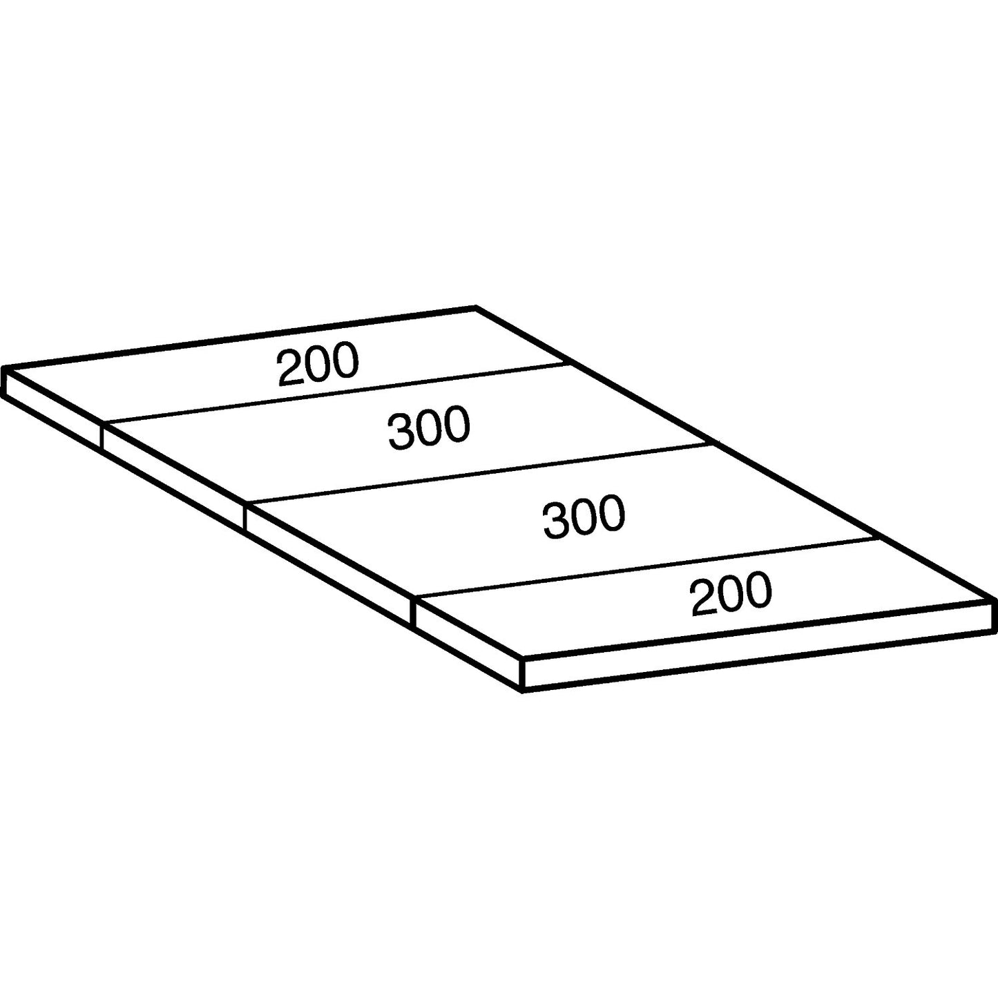 Boltless industrial and storage shelving unit, h 2280 mm, shelf width 1000 mm, 6 shelves, depth 1000 mm, extension shelf unit.