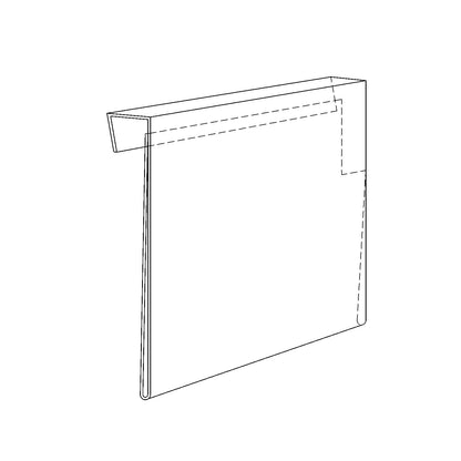 Document pouches with folded edge, grip recess on the rear side, documents inserted through side, for A5, pack of 100.