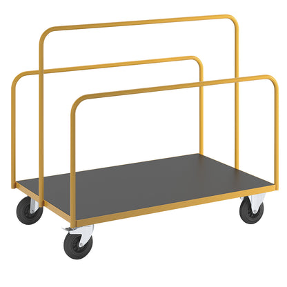 Panel trolley, with 3 permanently welded tubular supports, max. load 350 kg.