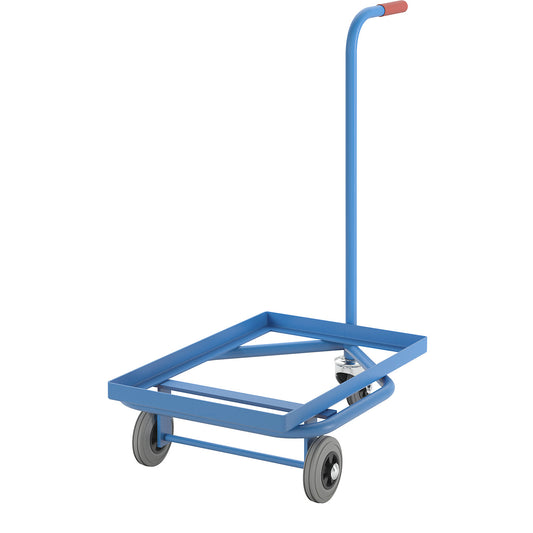 Three wheeler, max. load 100 kg, platform with welded angled steel frame, 610 x 410 mm.