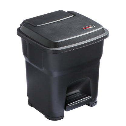 HERA pedal bin, capacity 35 l, WxHxD 390 x 440 x 390 mm, black.