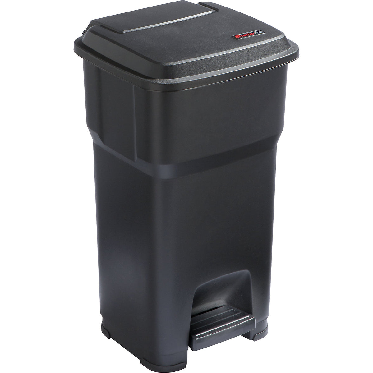 HERA pedal bin, capacity 60 l, WxHxD 390 x 690 x 390 mm, black.