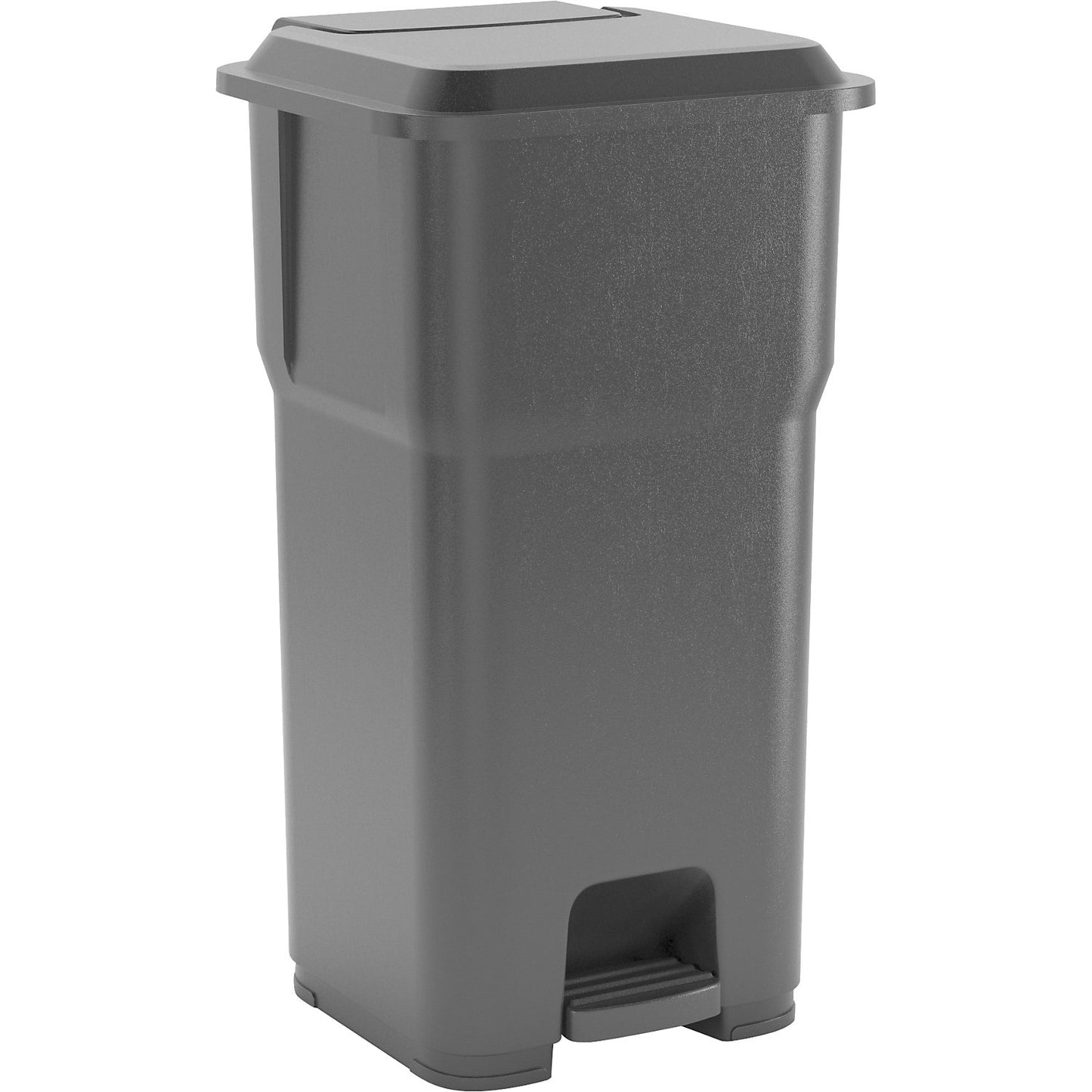 HERA pedal bin, capacity 60 l, WxHxD 390 x 690 x 390 mm, black.