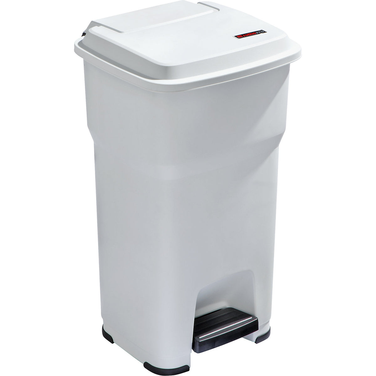 HERA pedal bin, capacity 60 l, WxHxD 390 x 690 x 390 mm, white.