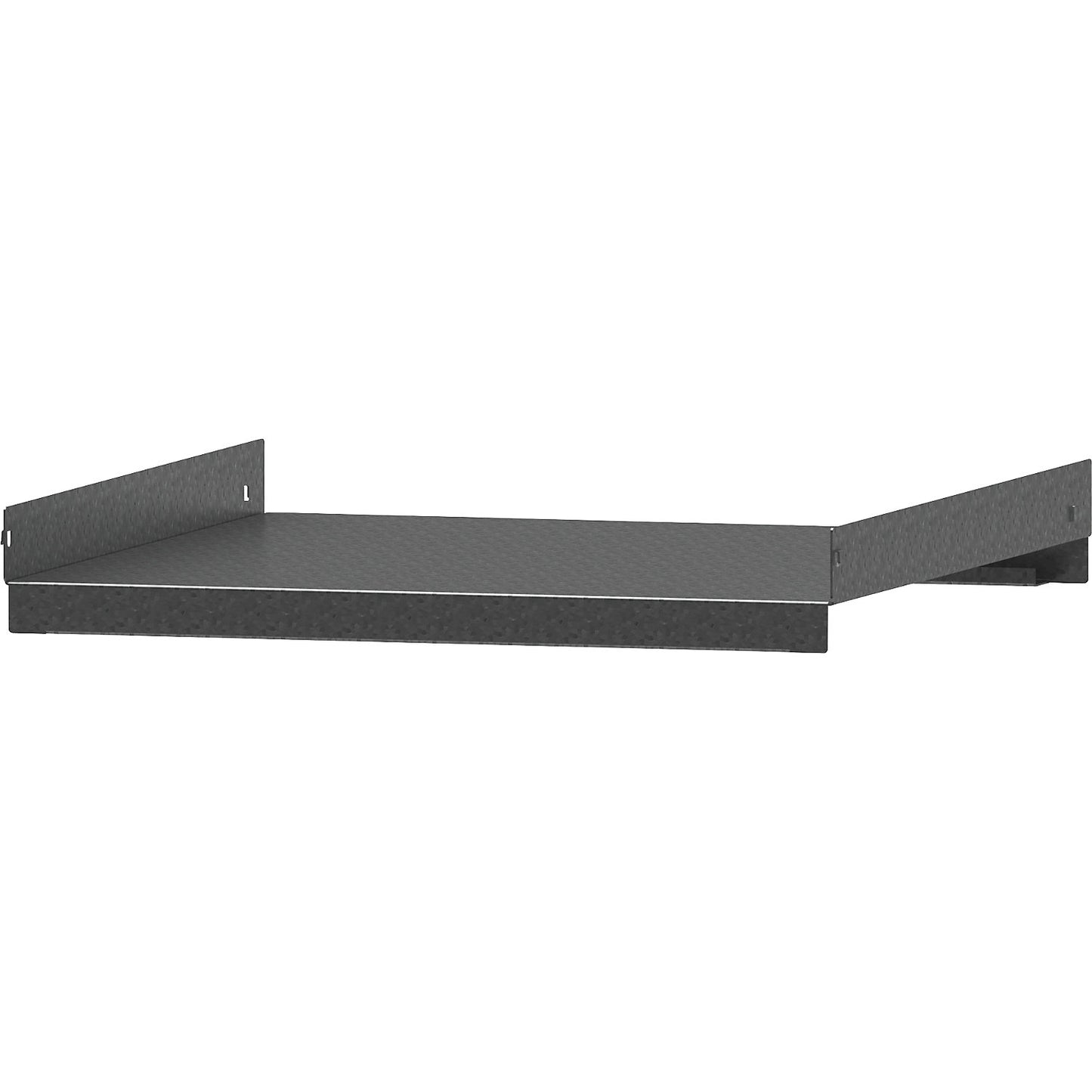 Height adjustable shelf, zinc plated, shelf.