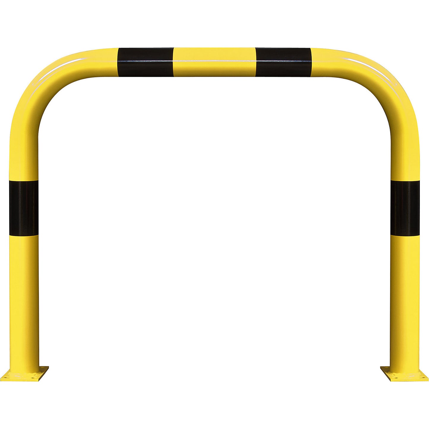 XXL crash protection bar, steel, Ø 108 mm, for outdoor use, H x W 1200 x 1500 mm.