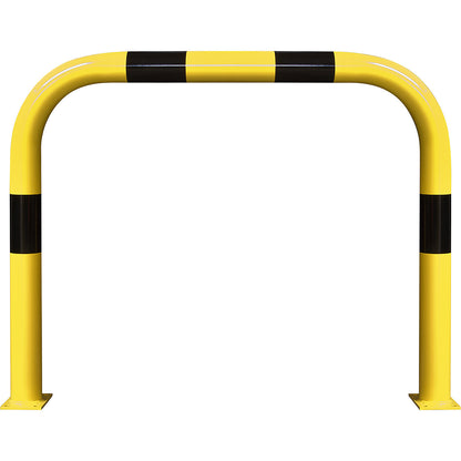 XXL crash protection bar, steel, Ø 108 mm, for outdoor use, H x W 1200 x 1500 mm.